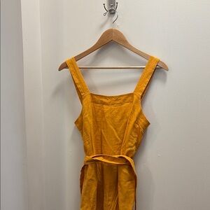 Everlane The Linen Square Neck Jumpsuit, size 6